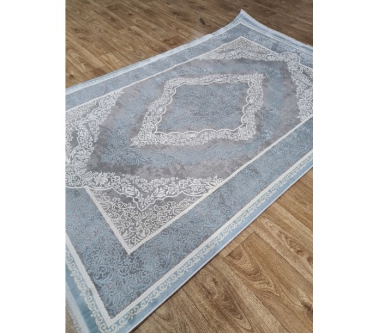 Синтетичний килим LUXURY 05986D D.GREY HB-BLUE - Висока якість за найкращою ціною в Україні зображення 3.